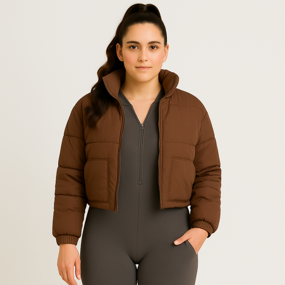 Hannelore | Manteau d'hiver avec fermeture éclair