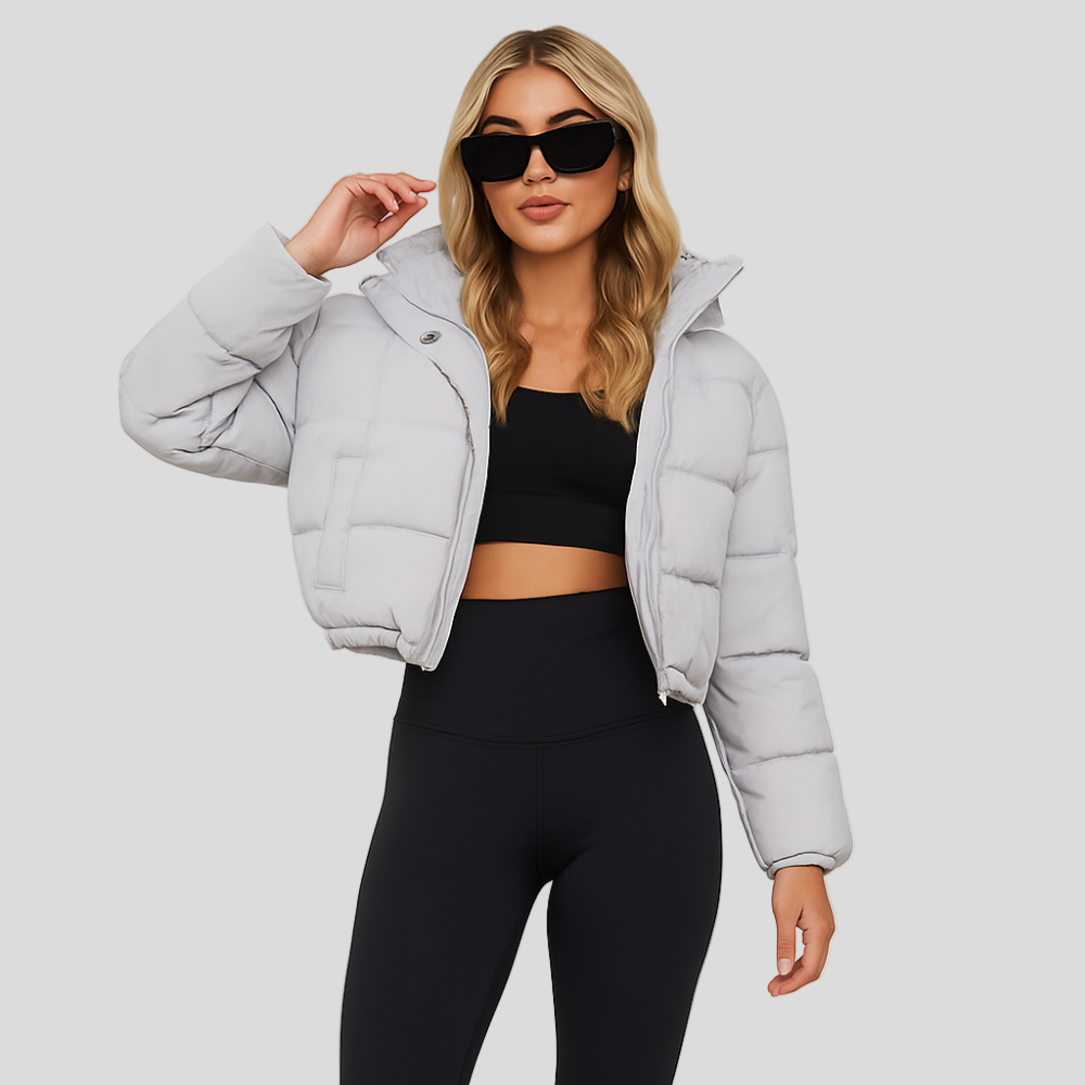 Alora | Veste d'hiver à cordon plissé