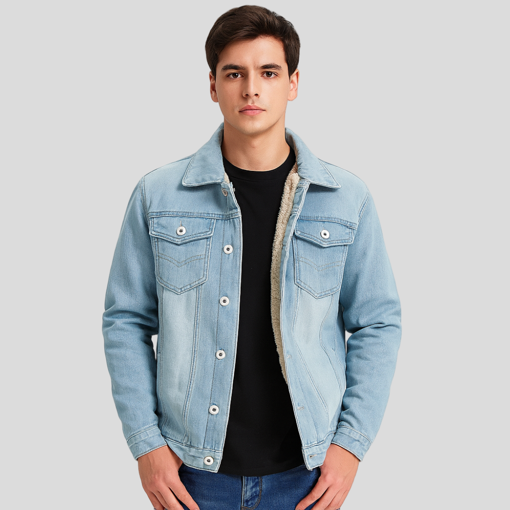 Brayden | Veste d'hiver en jean durable