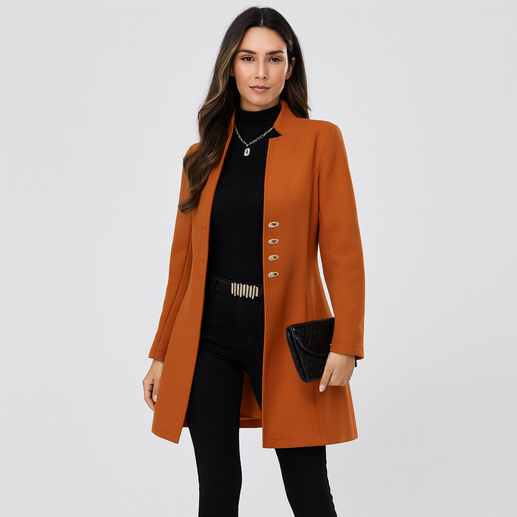 Isla | Manteau élégant avec rangée de boutons