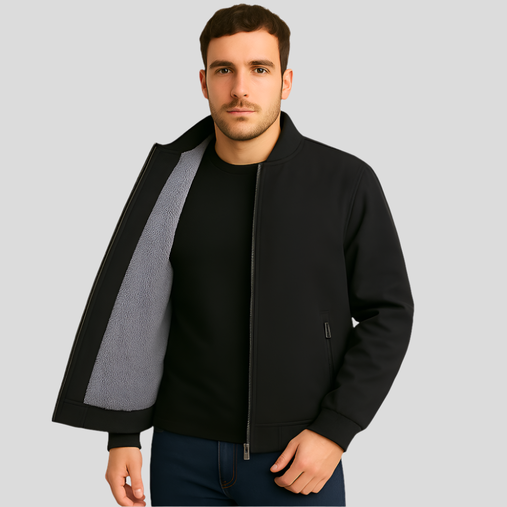 Veste bomber avec doublure en fleece pour hommes