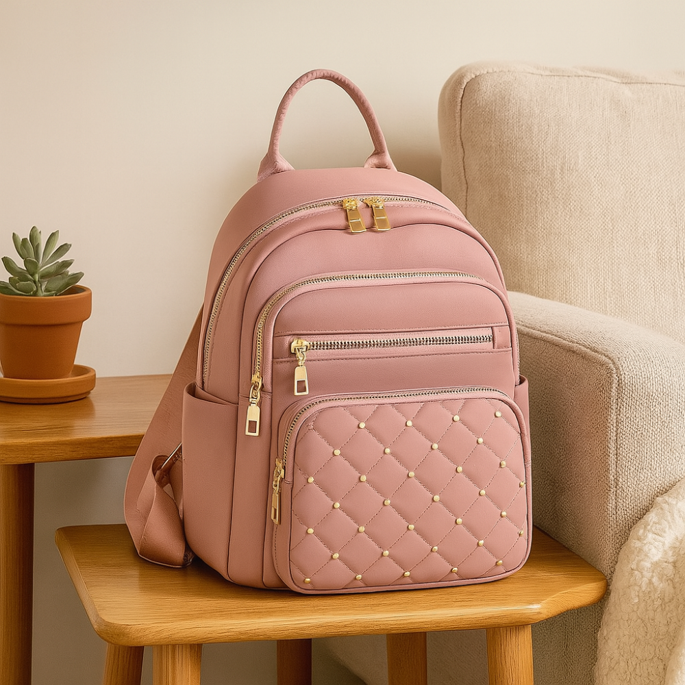 Sac à dos au style décontracté avec grande capacité – léger et robuste avec bandoulière réglable et plusieurs poches