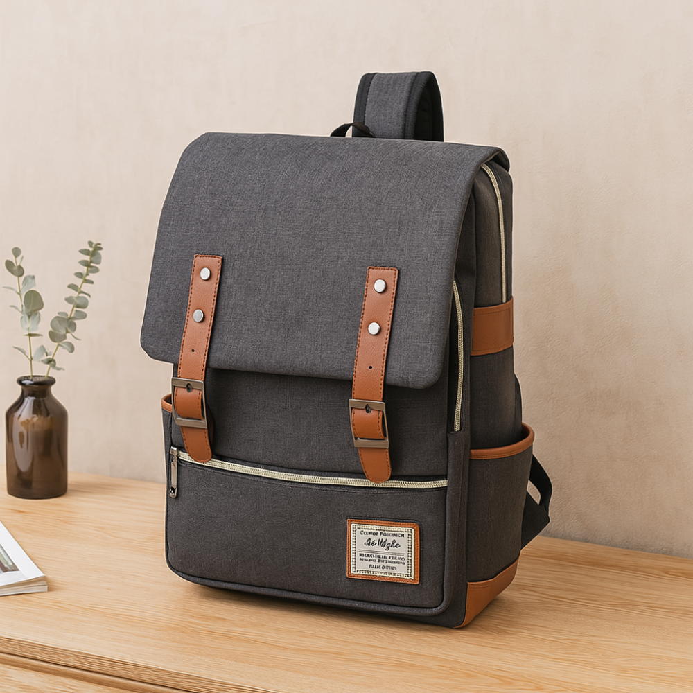 Sac robuste pour l'extérieur pour femmes et hommes avec compartiment pour ordinateur portable