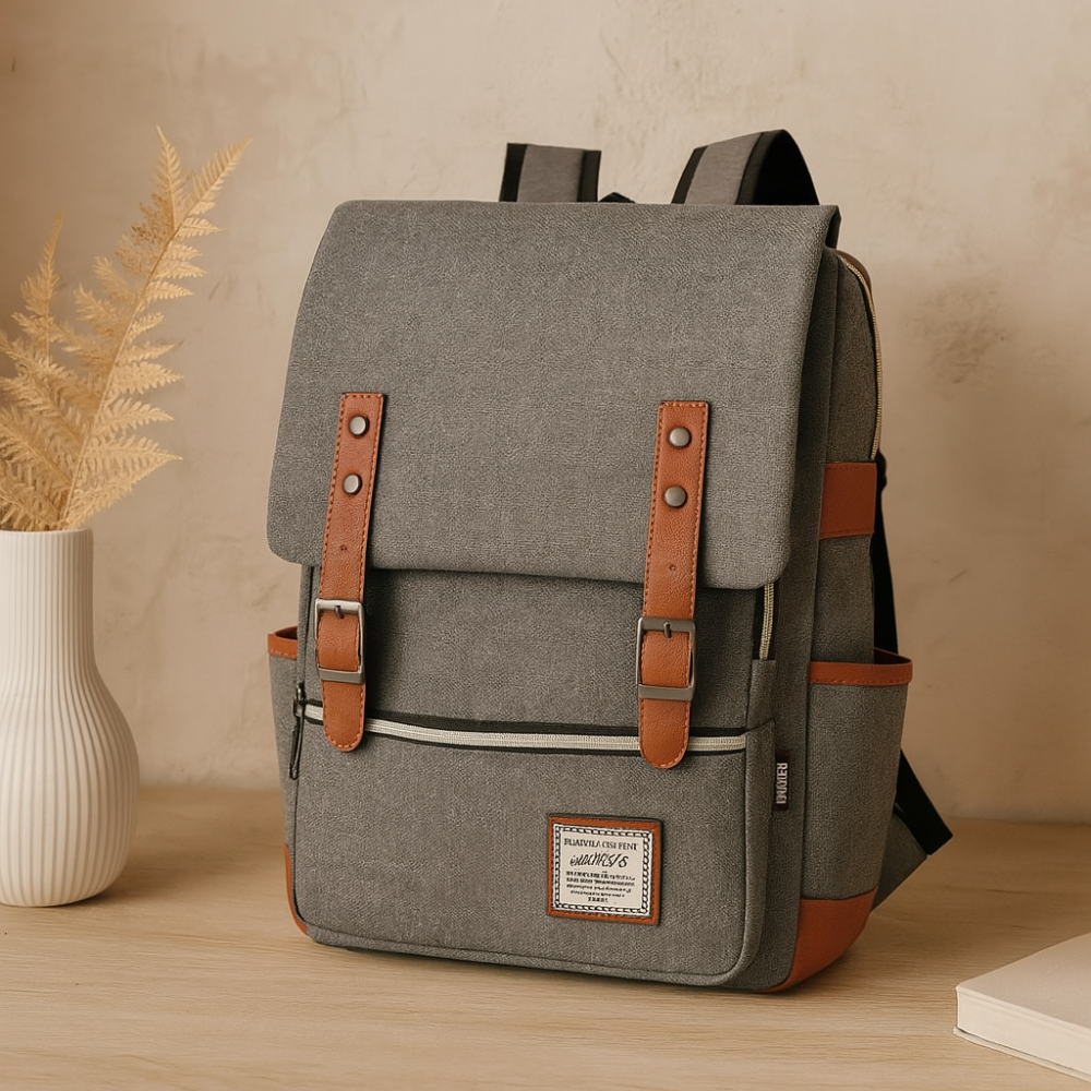 Sac robuste pour l'extérieur pour femmes et hommes avec compartiment pour ordinateur portable