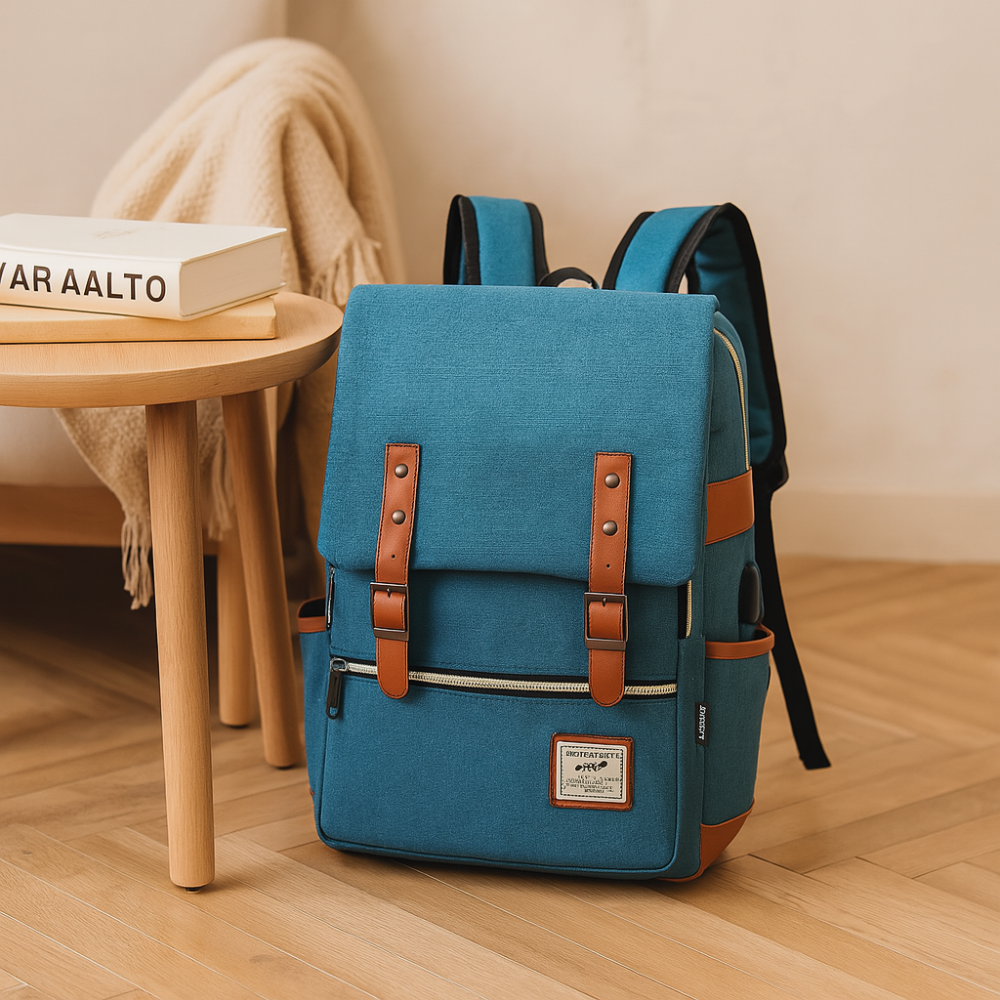 Sac robuste pour l'extérieur pour femmes et hommes avec compartiment pour ordinateur portable