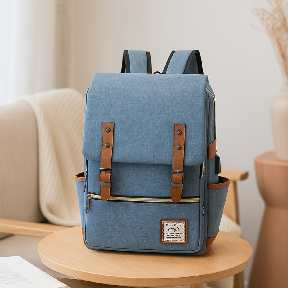 Sac robuste pour l'extérieur pour femmes et hommes avec compartiment pour ordinateur portable