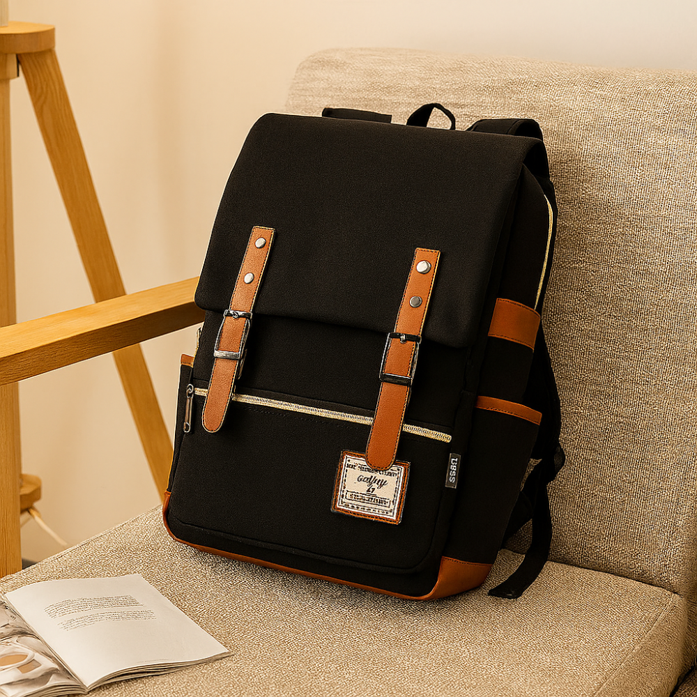 Sac robuste pour l'extérieur pour femmes et hommes avec compartiment pour ordinateur portable