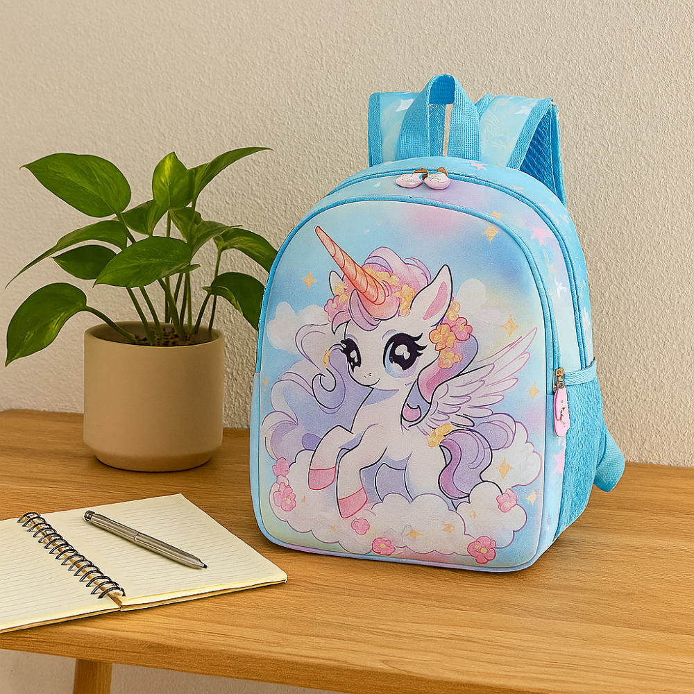 Sac à dos Princesses 2025 pour filles – Sac léger et pliable avec un joli motif de nuages