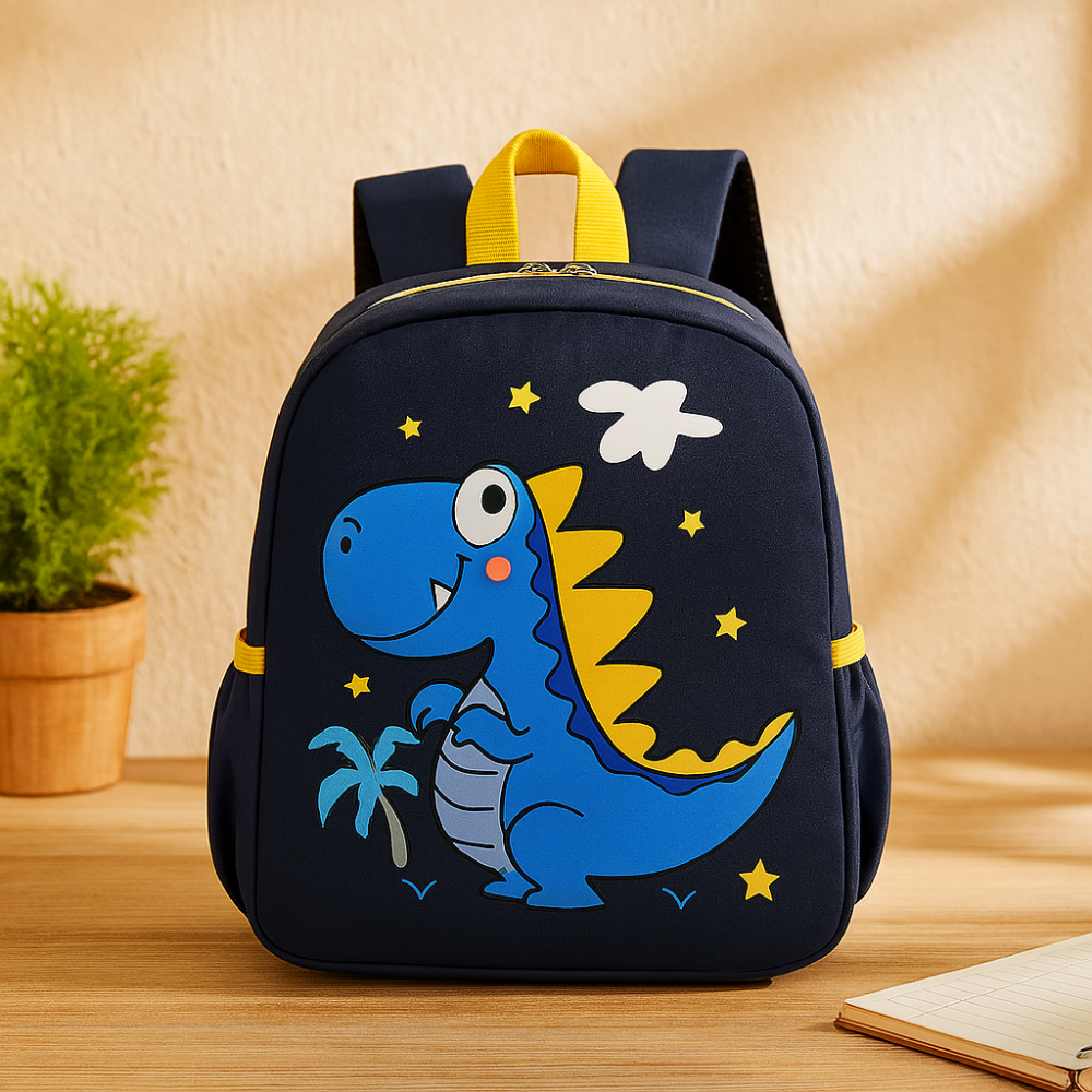 Sac à dos tendance pour enfants – Imprimé dinosaure cool, léger et robuste
