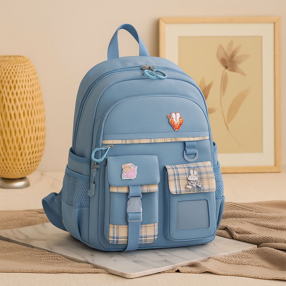 Sac à dos scolaire ultraléger pour filles – Sac d'école pour enfants en design Ridge