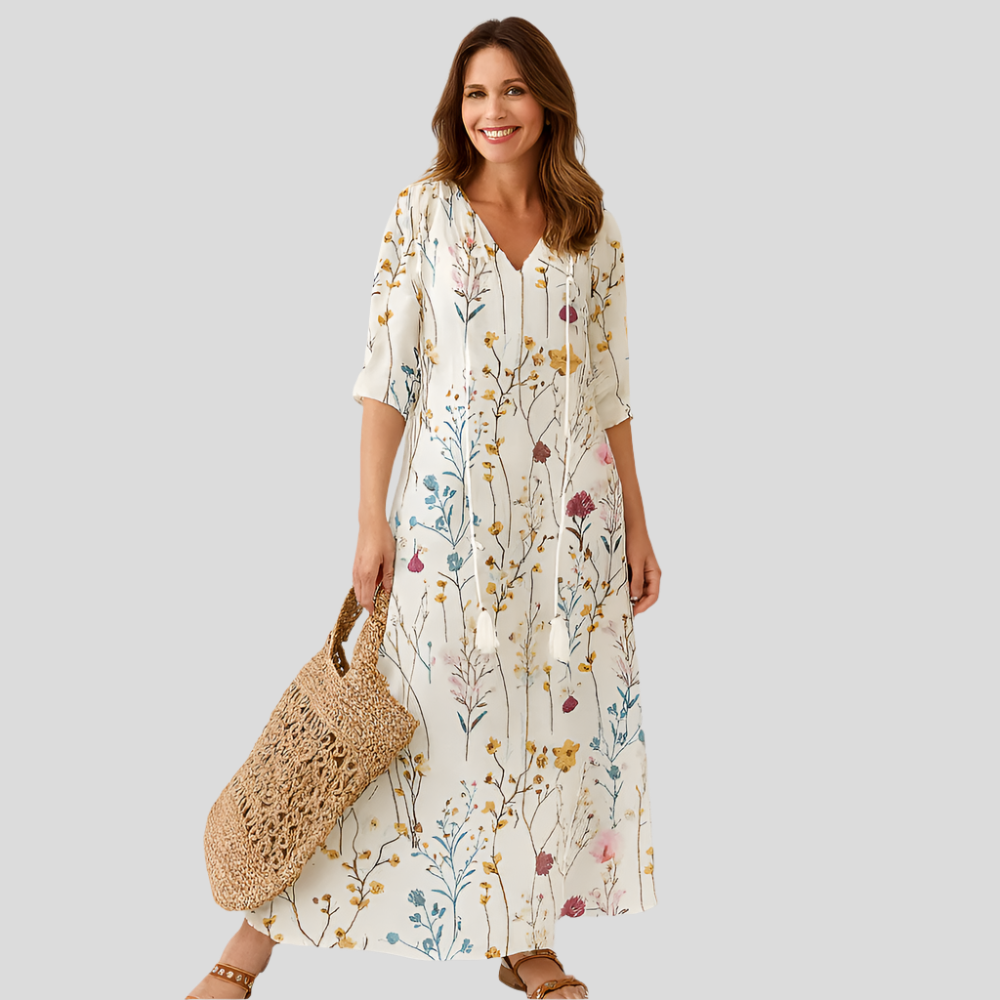 Robe d'été bohémienne – Style décontracté et fluide