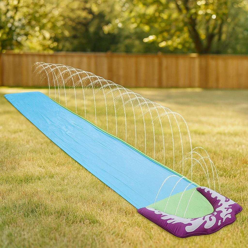 Piscine à vagues gonflable géante (5,0 m) – 73,66 cm de large – pour enfants et adultes