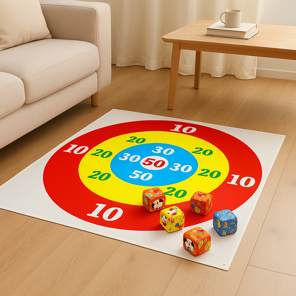 Ensemble de jeu de cible – Tableau de cible avec 10 sacs de siège pour du plaisir à l'intérieur et à l'extérieur