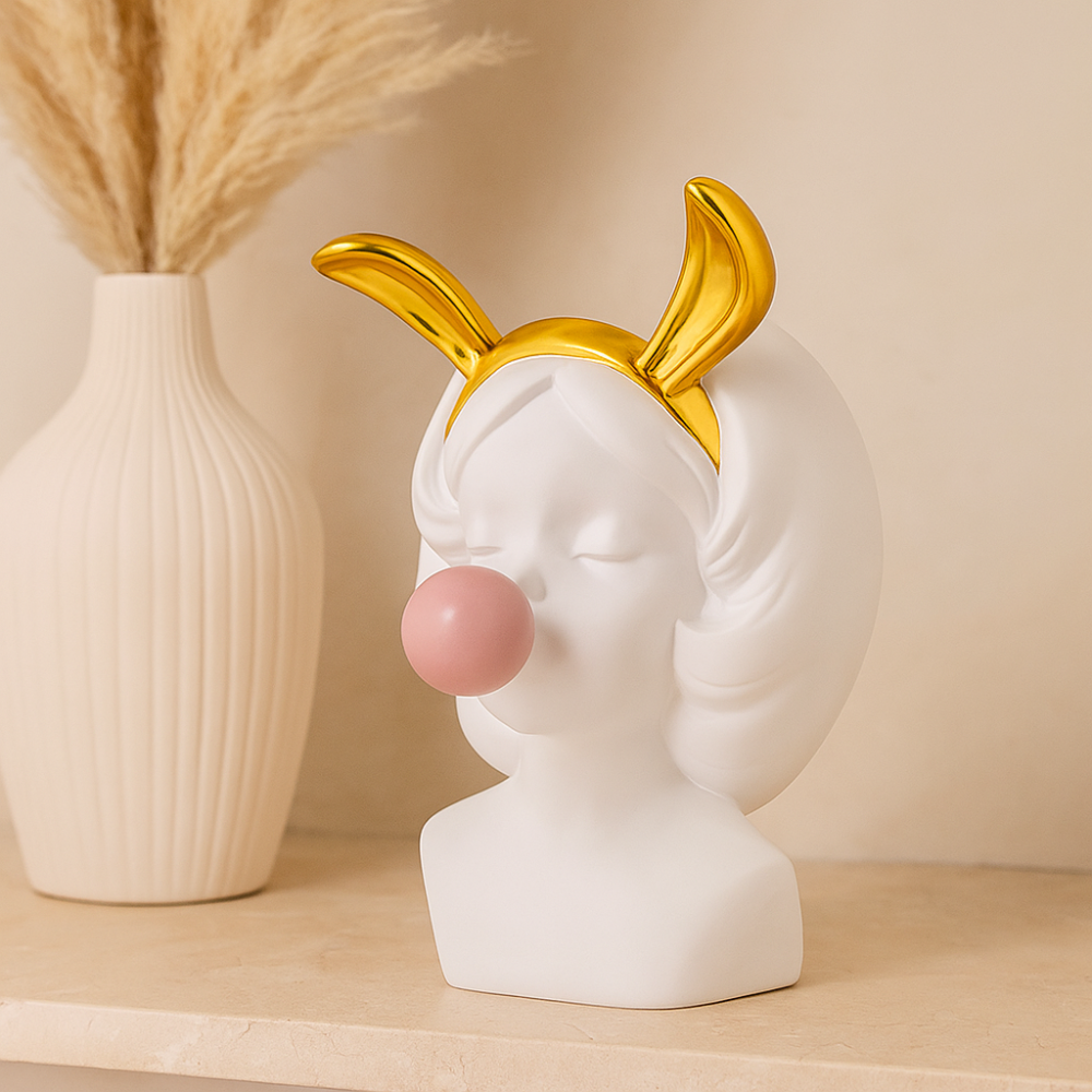 EarthenWhimsy - Vase compact en céramique pop art