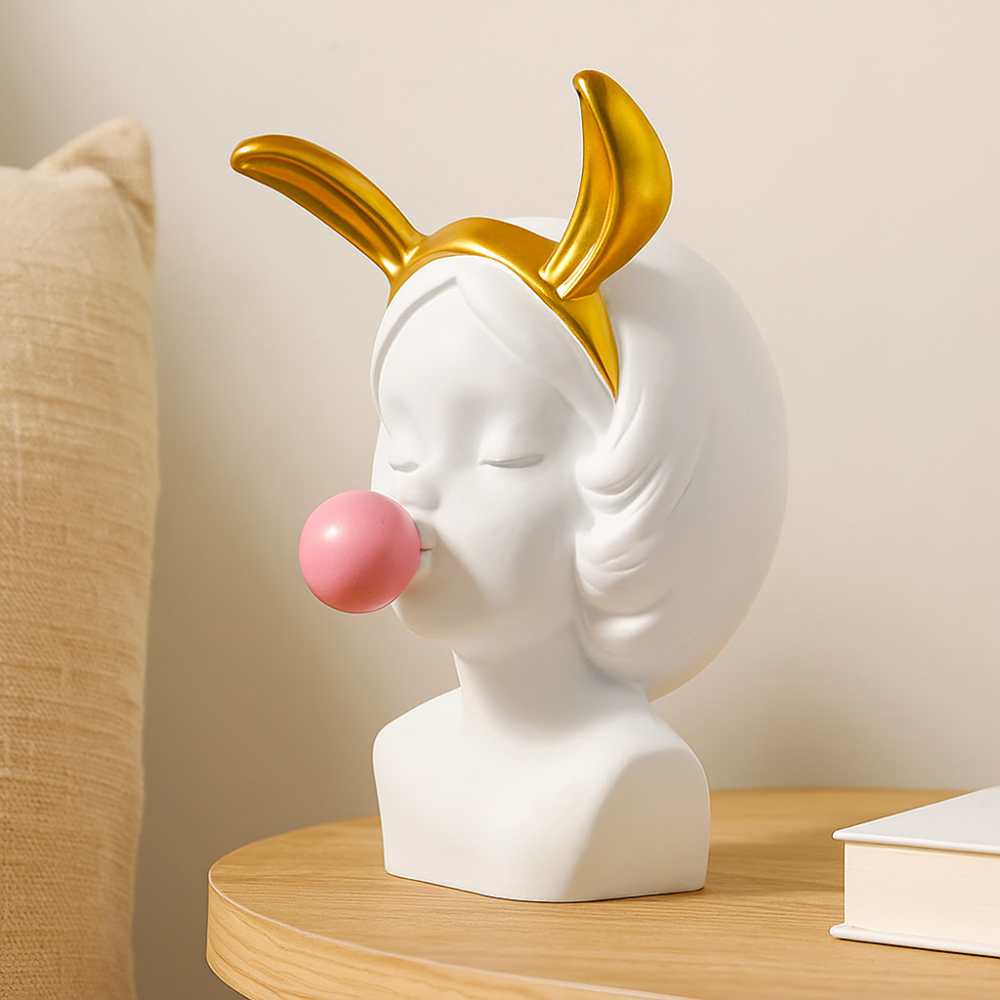 EarthenWhimsy - Vase compact en céramique pop art