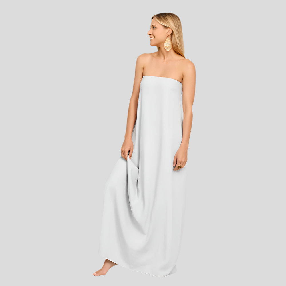BreezeFlow - Robe longue sans manches coupe décontractée