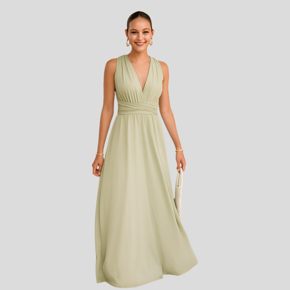 VersaGlam - Robe fluide élégante convertible