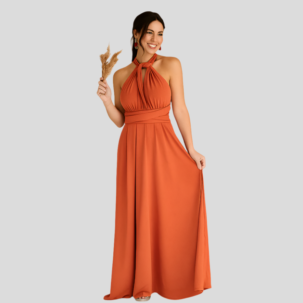 VersaGlam - Robe fluide élégante convertible