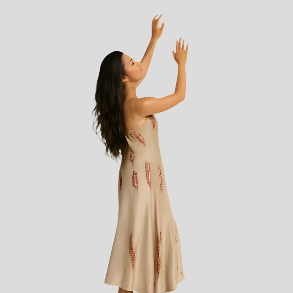 SereniSlip - Robe longue décontractée à bretelles spaghetti