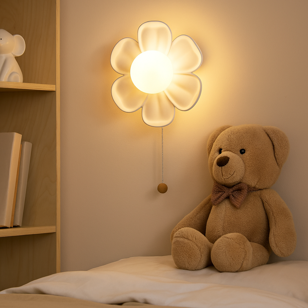 BloomSphere - Applique murale artistique en forme de boule de fleurs