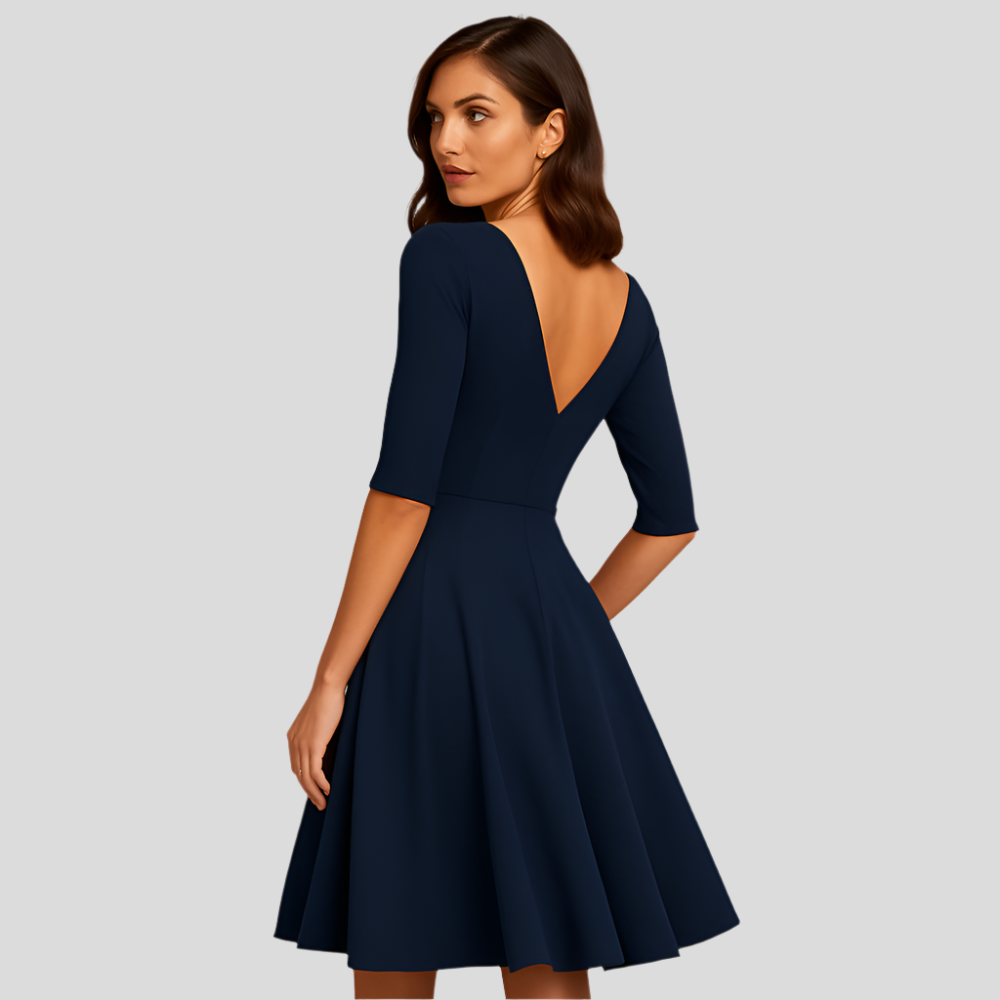 Robe Élan Midi Flare – Style Raffiné pour Toutes Occasions