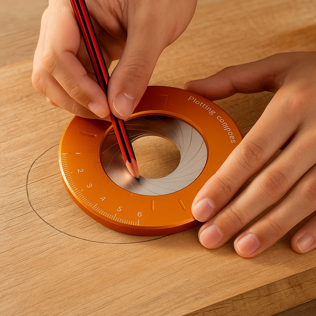 Outil de dessin de précision Elliot CircleMaster – Compas réglable pour des cercles parfaits