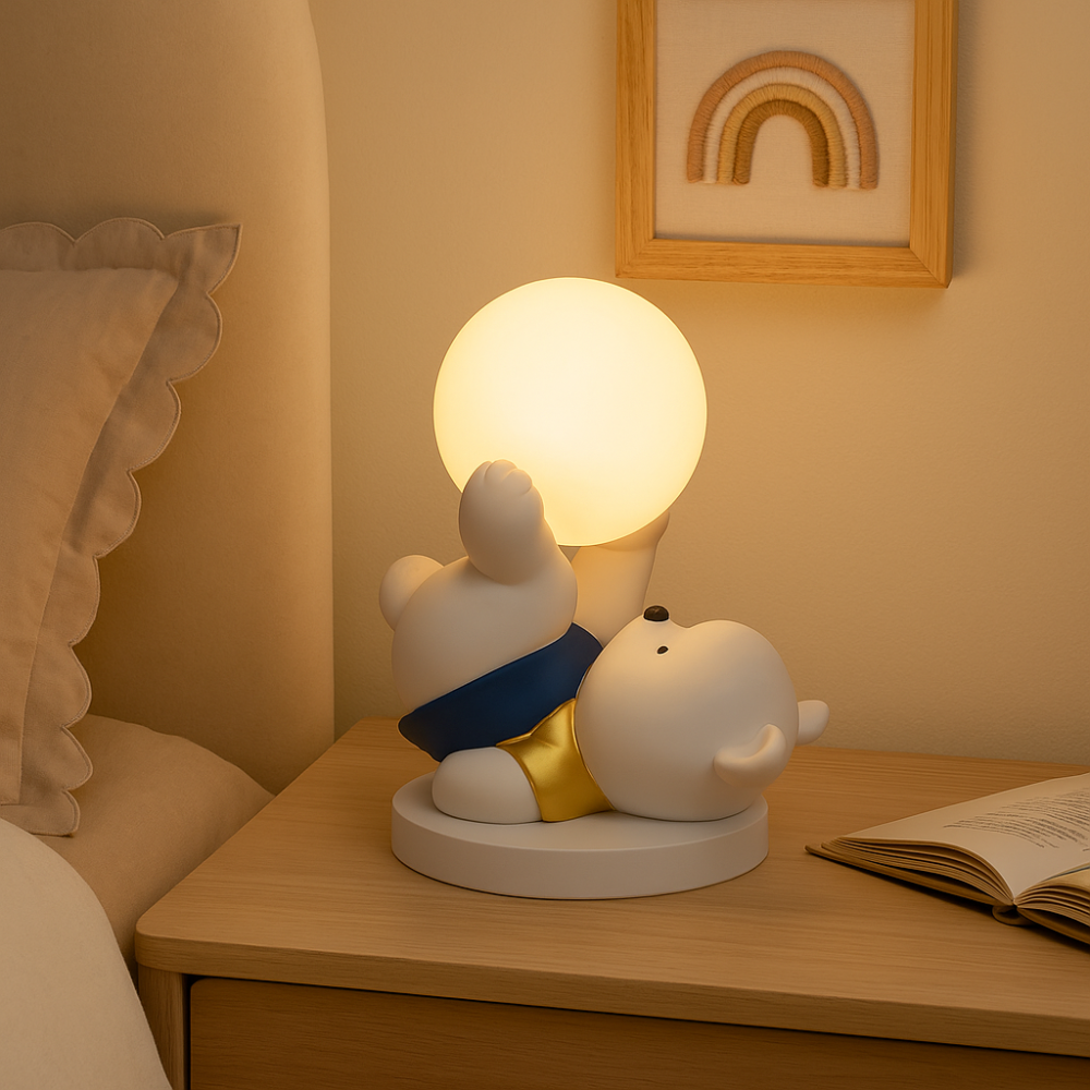 GlowBear Touch-lampe – Yndig LED-natlampe