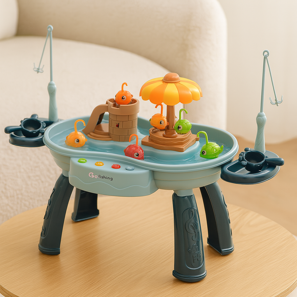 Tots’n’Trout - Plateforme de jeu multifonctionnelle pour enfants Fish Montessori jouet