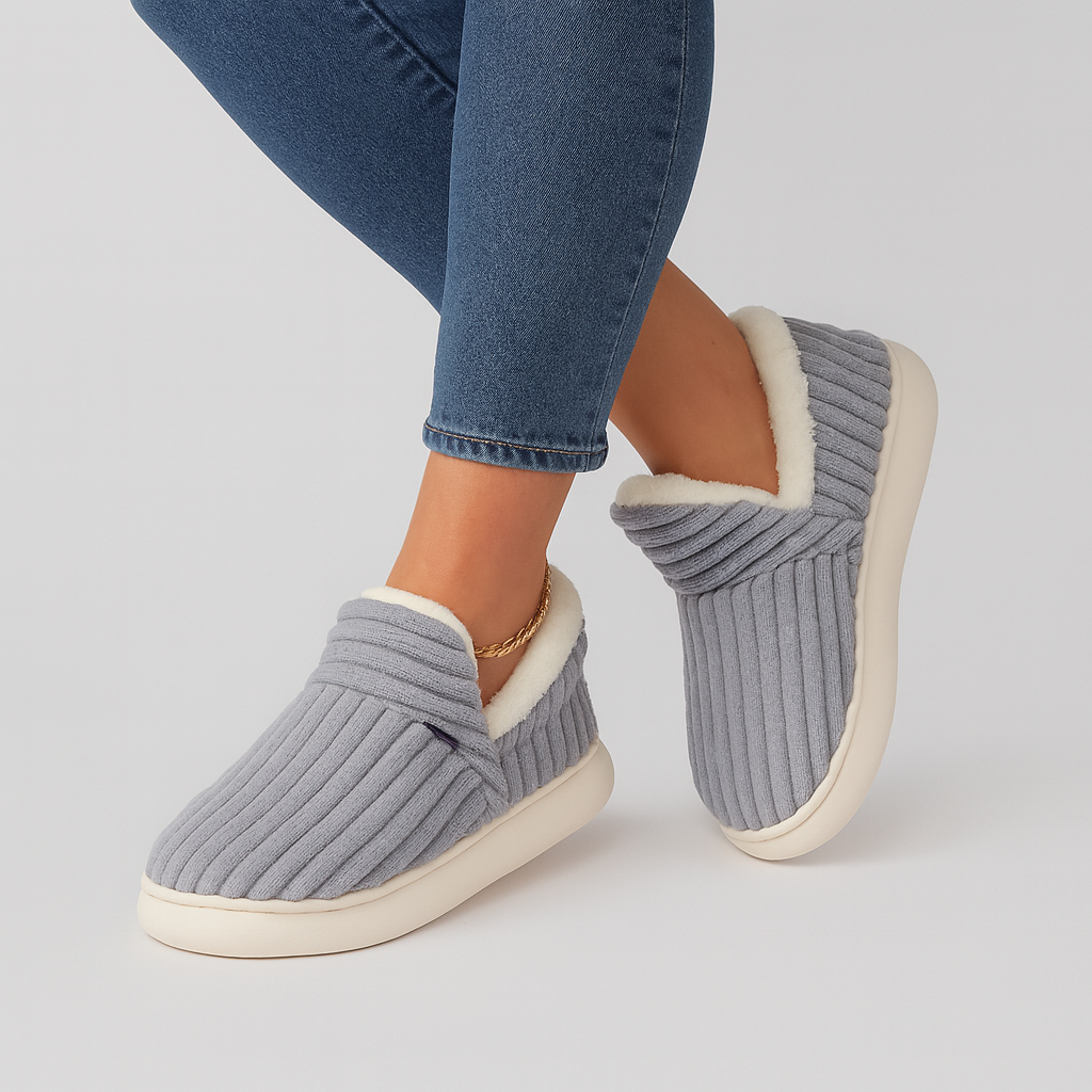 FuzzyWarm | Chaussons confortables à enfiler