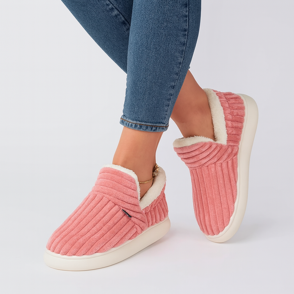 FuzzyWarm | Chaussons confortables à enfiler