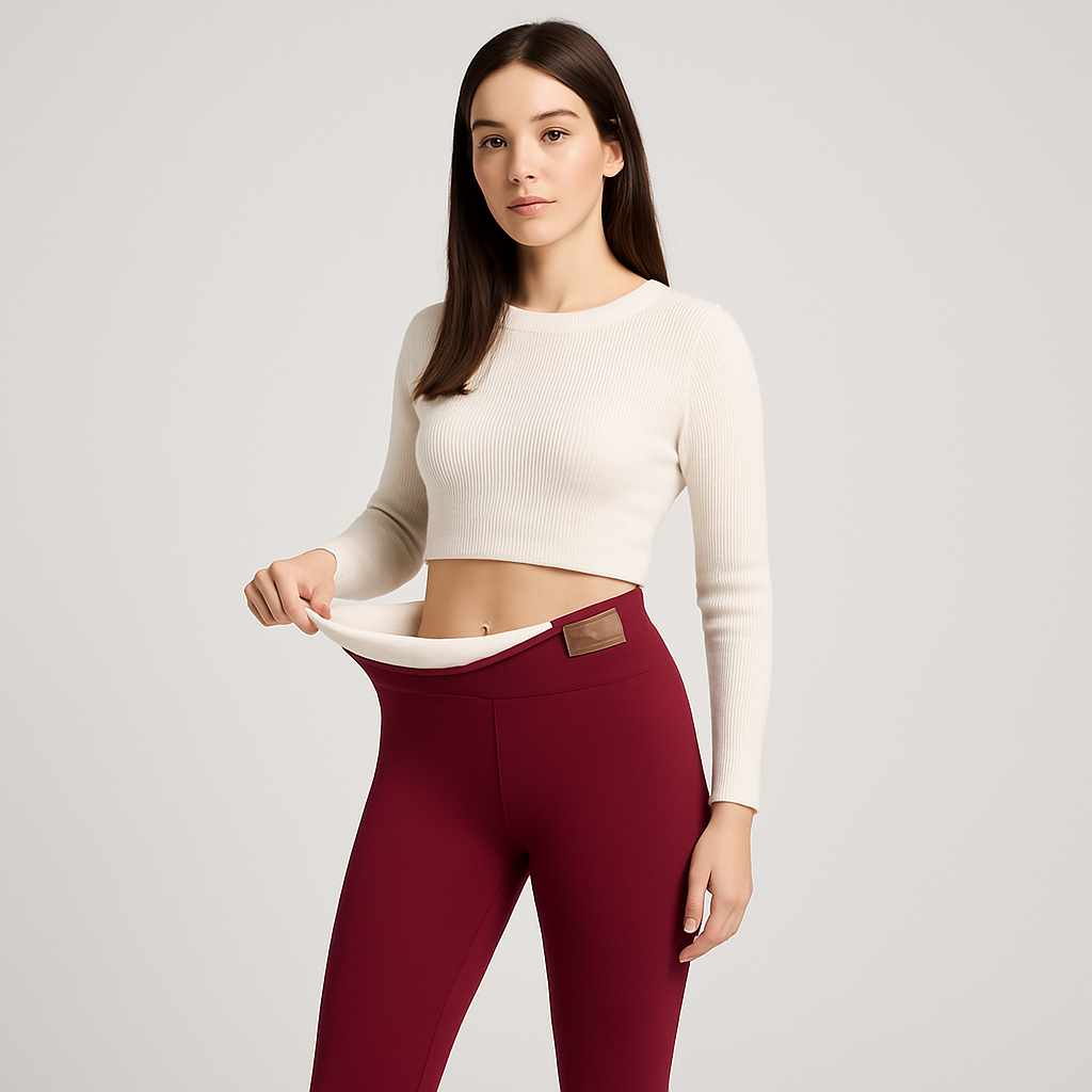 Georgia | Leggings thermiques en strech à coupe haute – chaleur optimale pour l'hiver