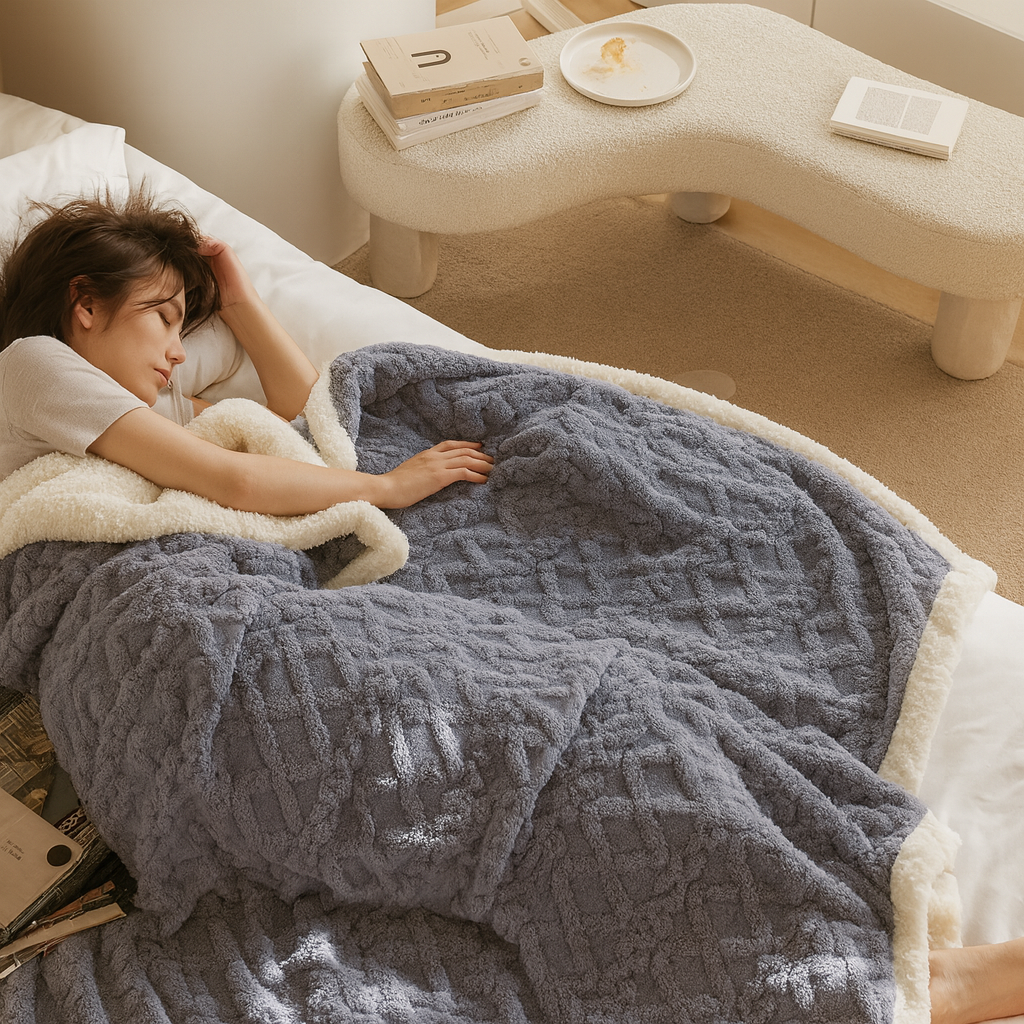 Soren | Couette d'hiver épaisse en laine de mouton