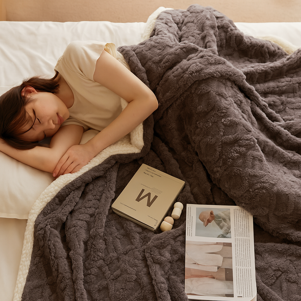 Soren | Couette d'hiver épaisse en laine de mouton