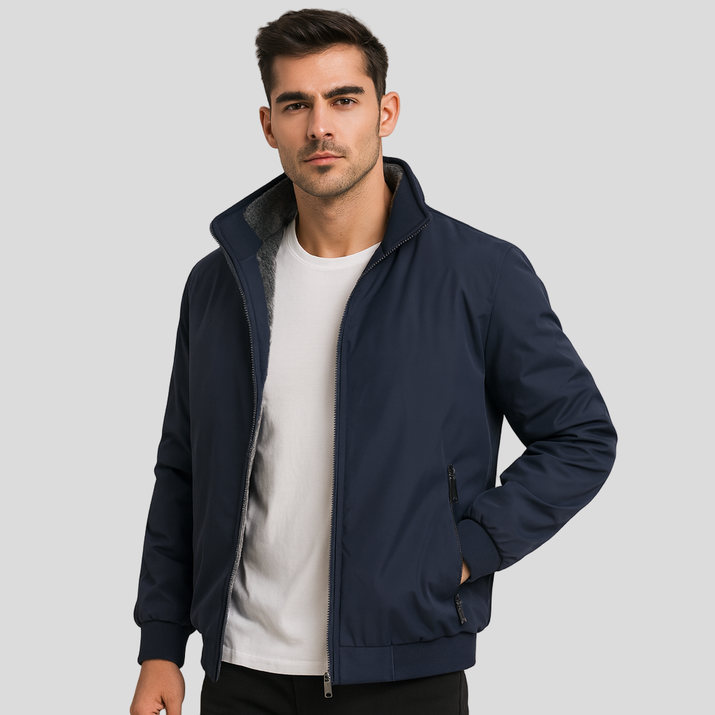 Erik | Veste polaire chaude pour homme à col montant