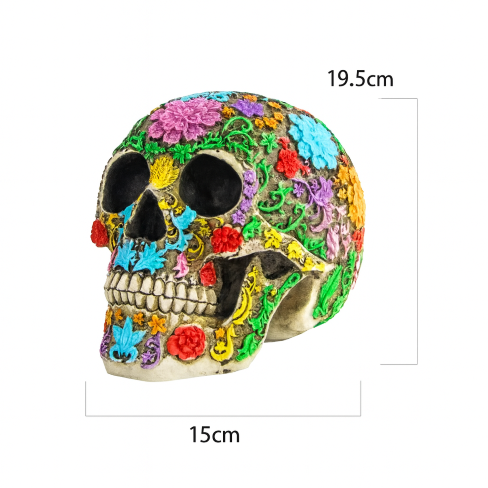 GraveEcho | Décoration d'Halloween en forme de crâne pour la maison