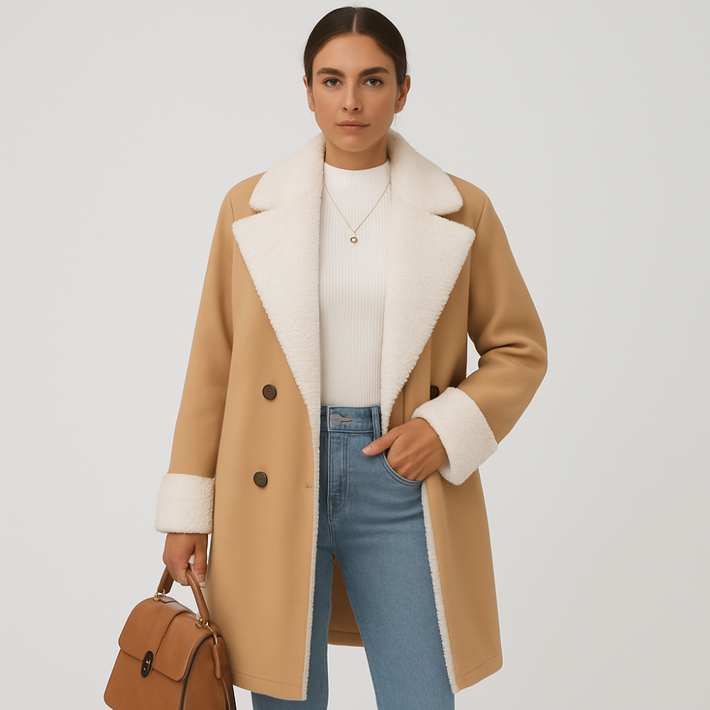 Manteau long chic Amara