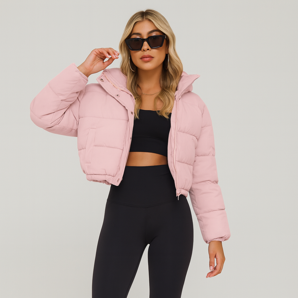 Alora | Veste d'hiver à cordon plissé