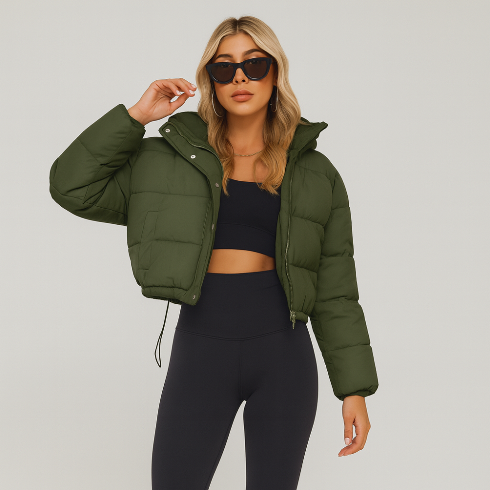 Alora | Veste d'hiver à cordon plissé