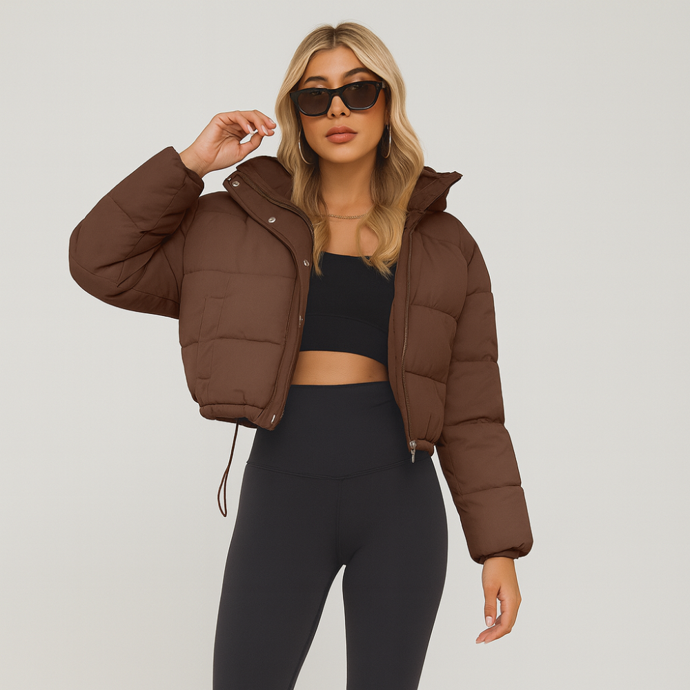 Alora | Veste d'hiver à cordon plissé