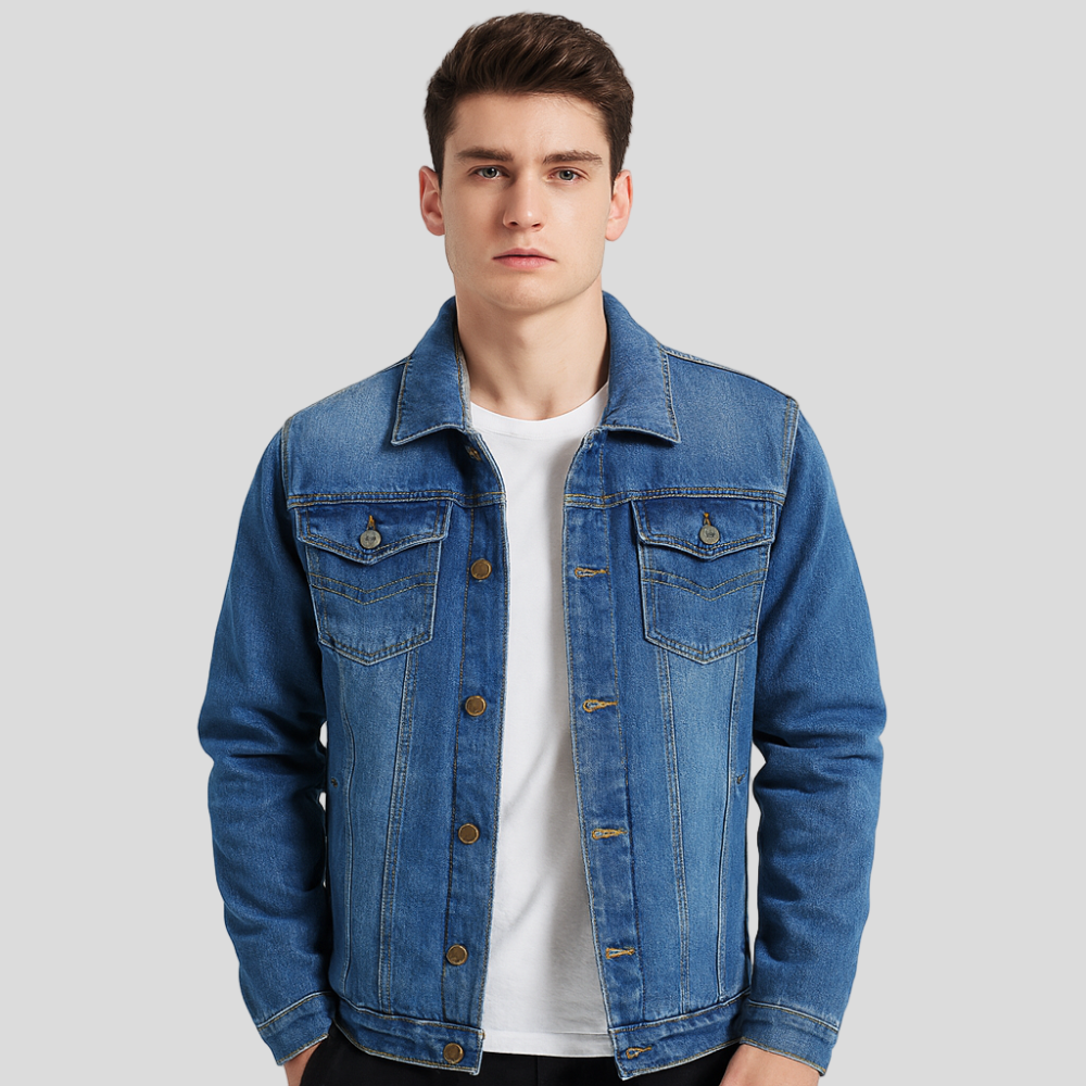 Brayden | Veste d'hiver en jean durable