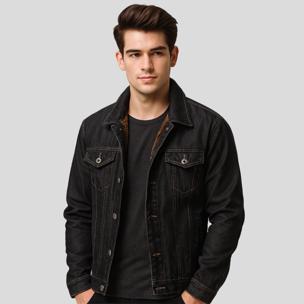 Brayden | Veste d'hiver en jean durable