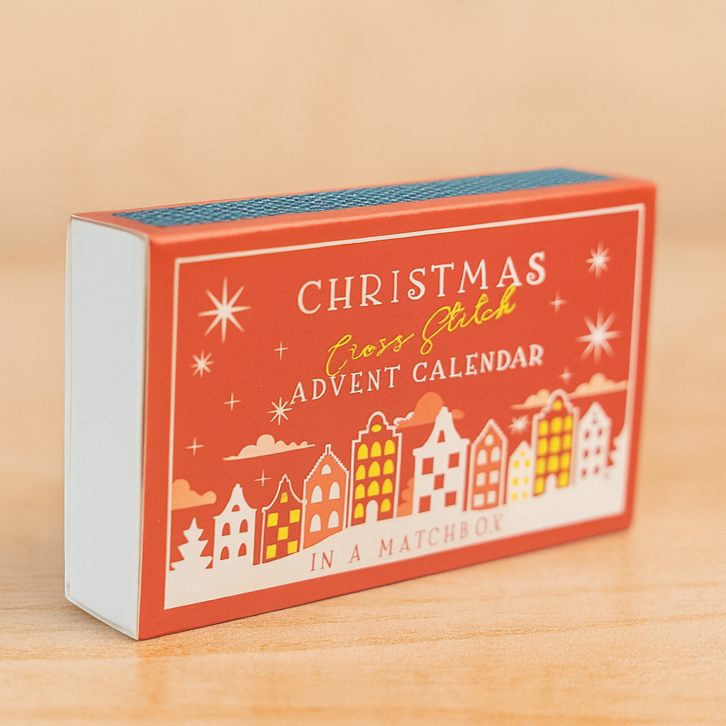 Calendrier de l'Avent brodé de Noël