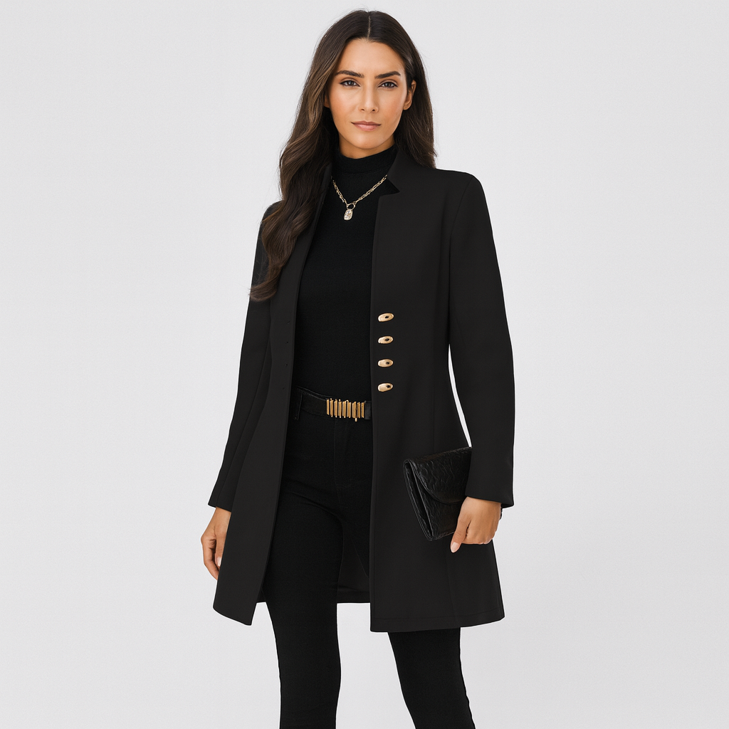 Isla | Manteau élégant avec rangée de boutons