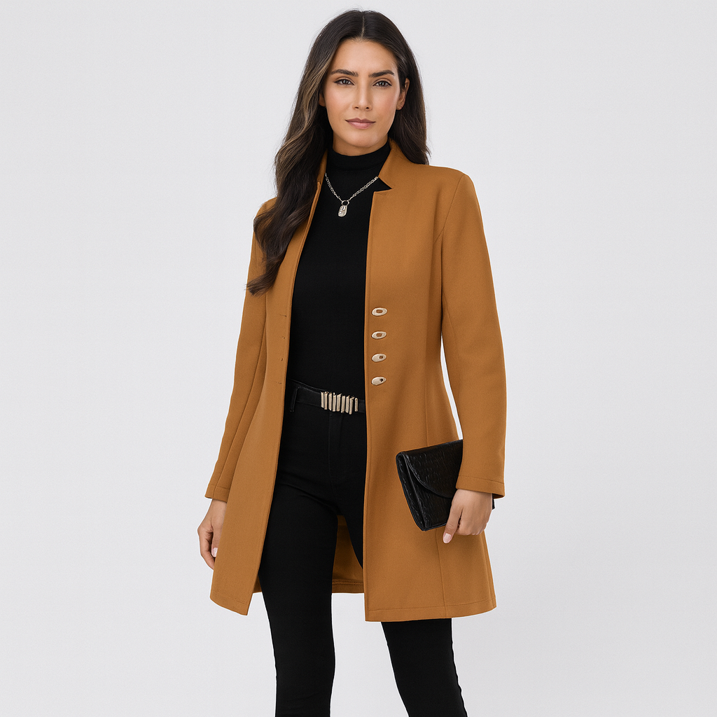 Isla | Manteau élégant avec rangée de boutons