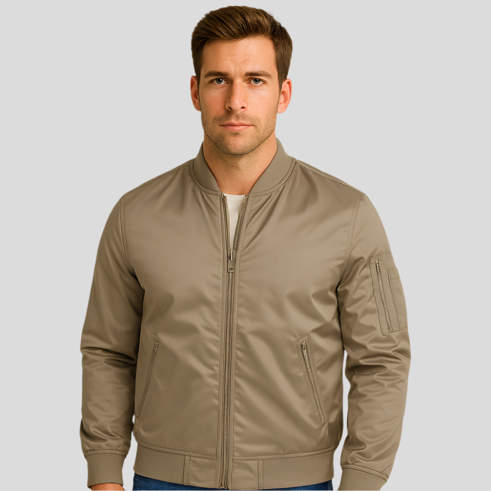 Veste bomber pilote luxueuse pour hommes – Style vintage aviation