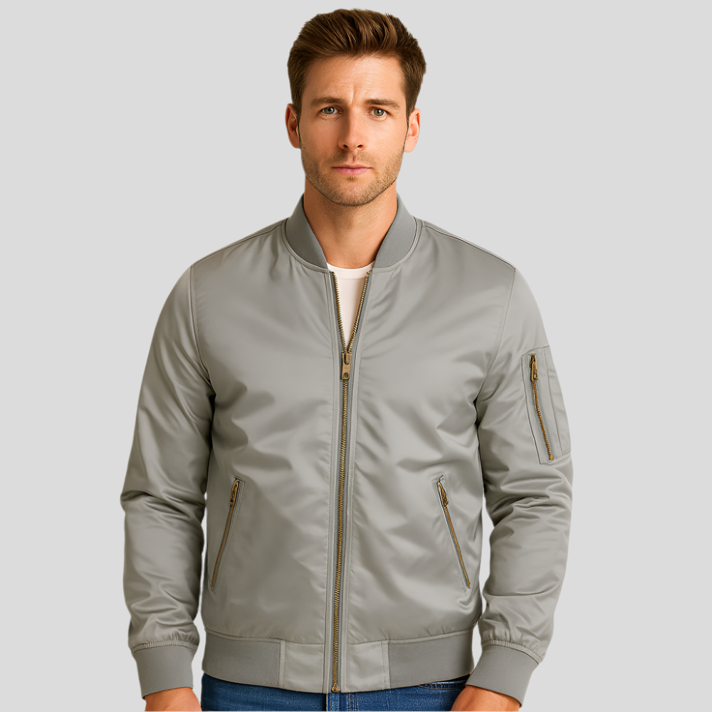 Veste bomber pilote luxueuse pour hommes – Style vintage aviation