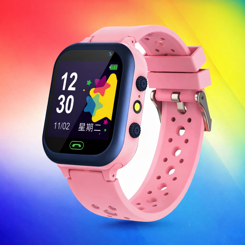 Montre connectée pour enfants avec appareil photo, musique et jeux – Amusante et éducative