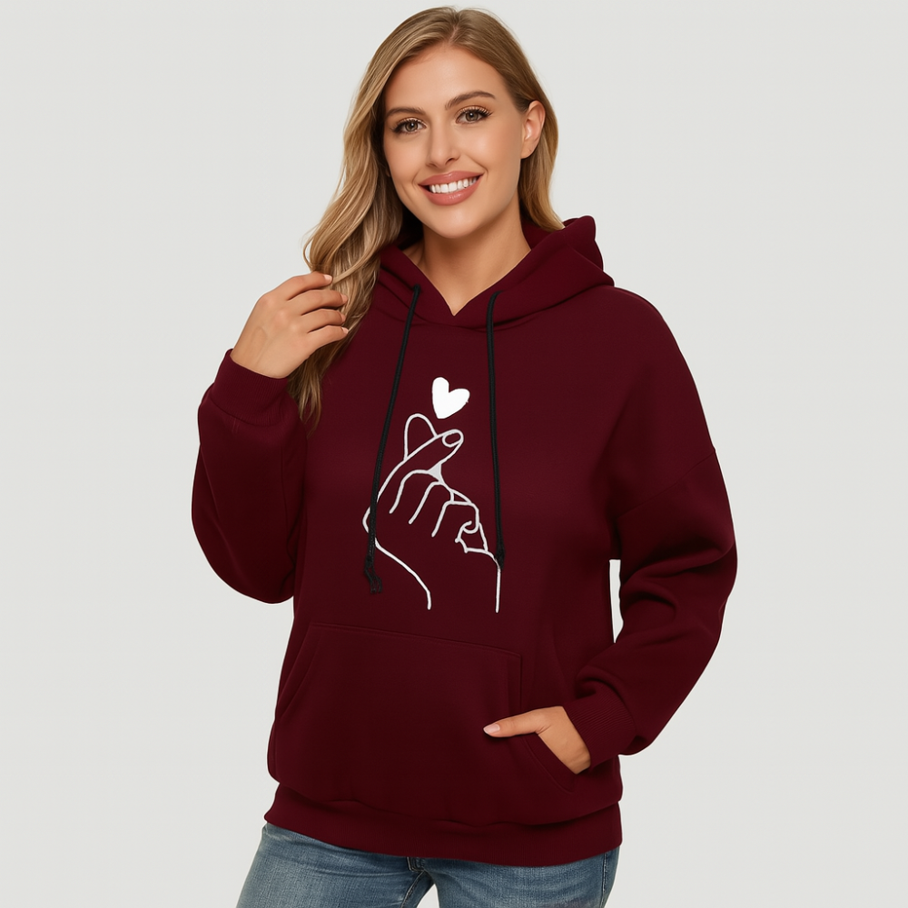 Sweat à capuche avec imprimé graphique – décontracté, tendance et coupe confortable
