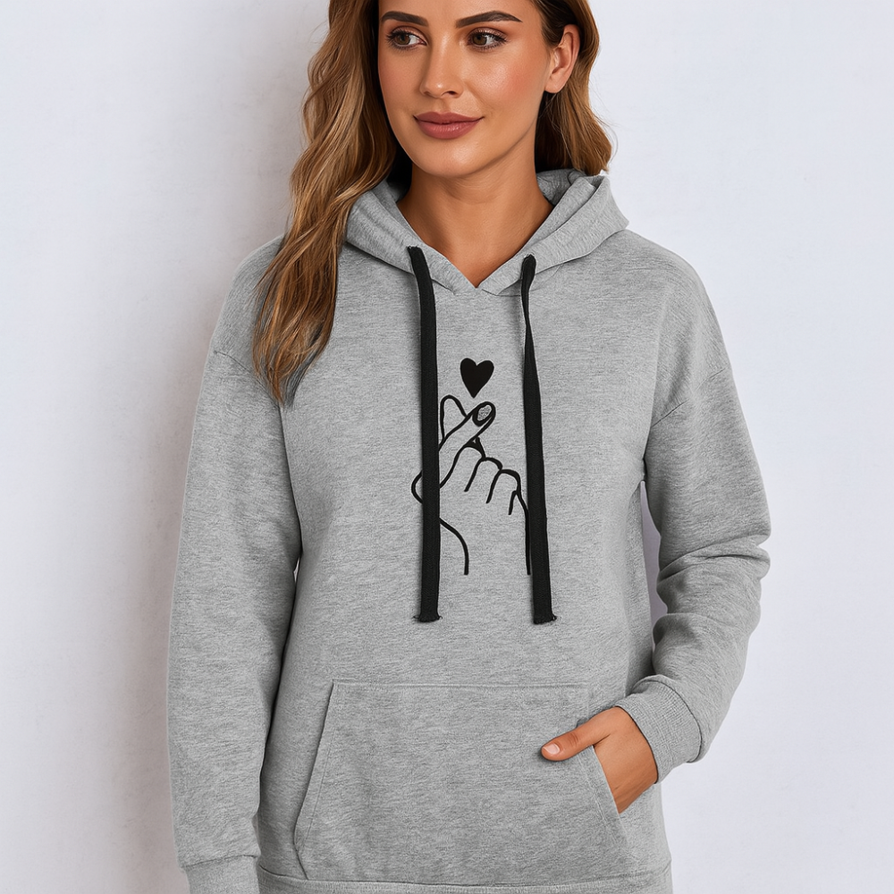 Sweat à capuche avec imprimé graphique – décontracté, tendance et coupe confortable