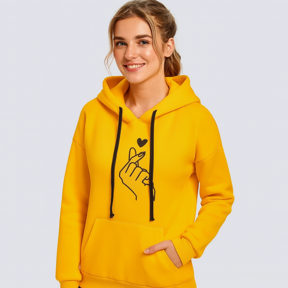Sweat à capuche avec imprimé graphique – décontracté, tendance et coupe confortable